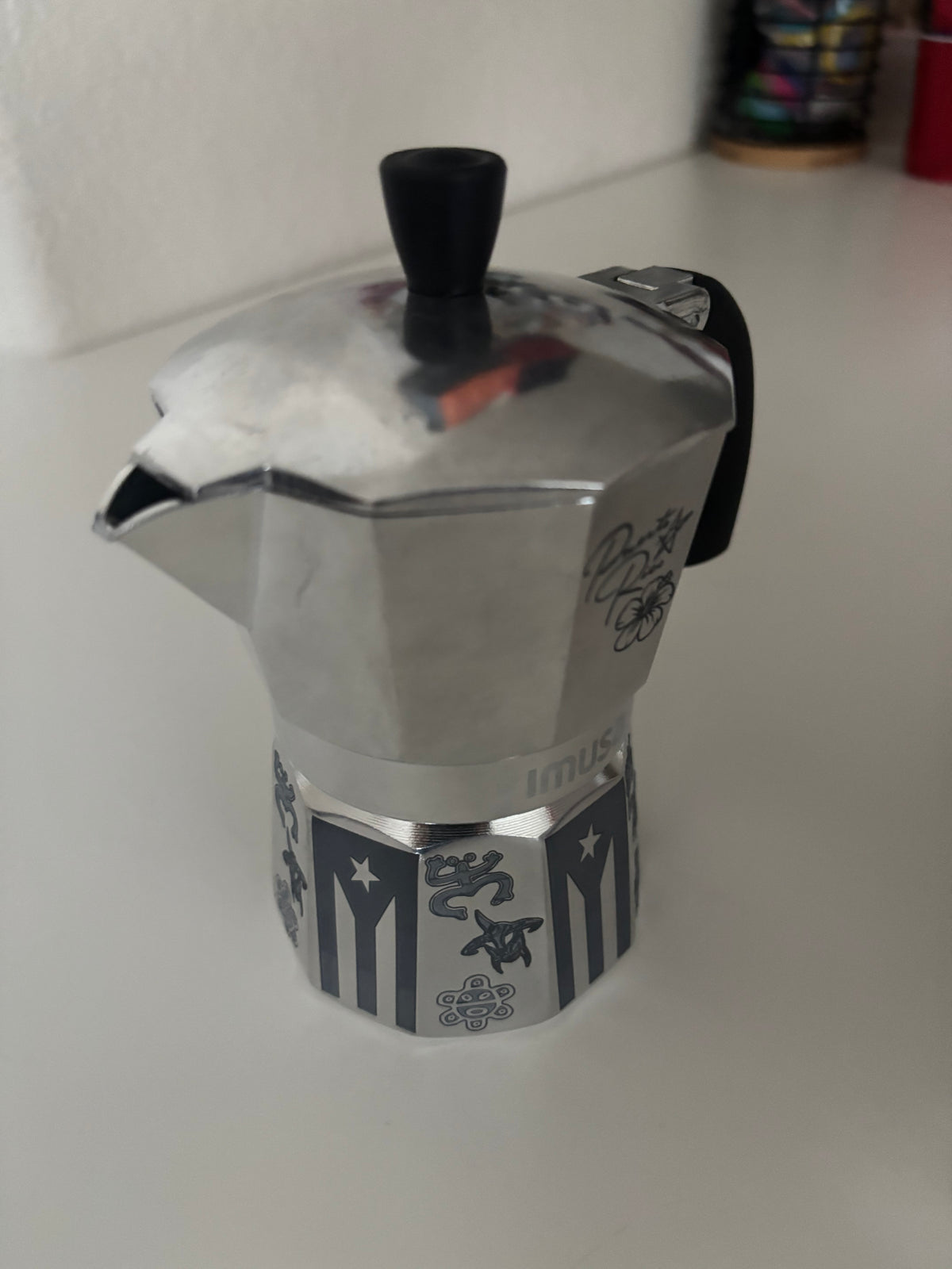 Puerto Rico 3 cups Special Edition Stovetop Moka Pot