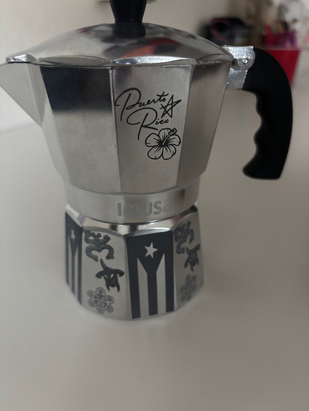 Puerto Rico 3 cups Special Edition Stovetop Moka Pot