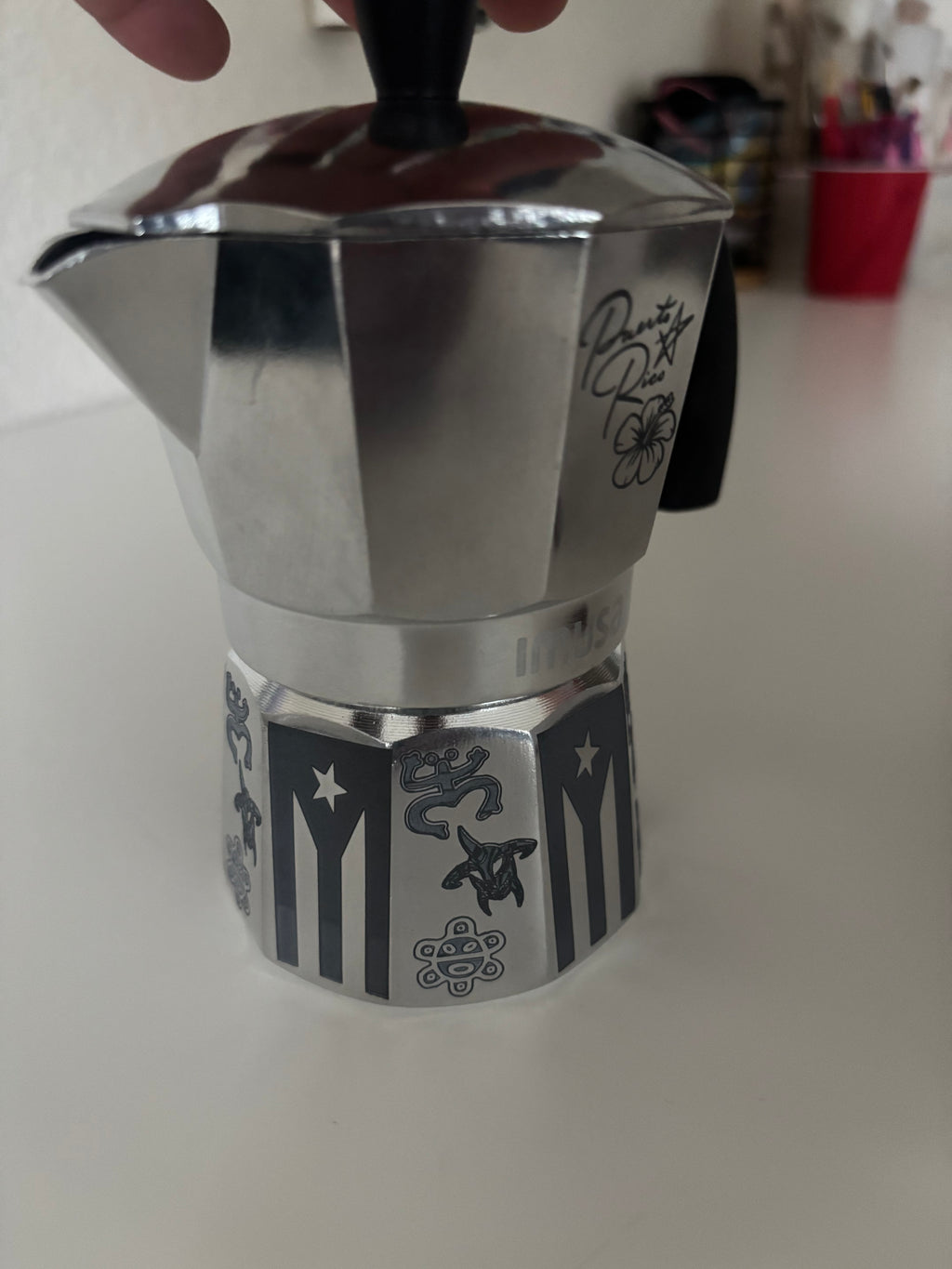 Puerto Rico 3 cups Special Edition Stovetop Moka Pot