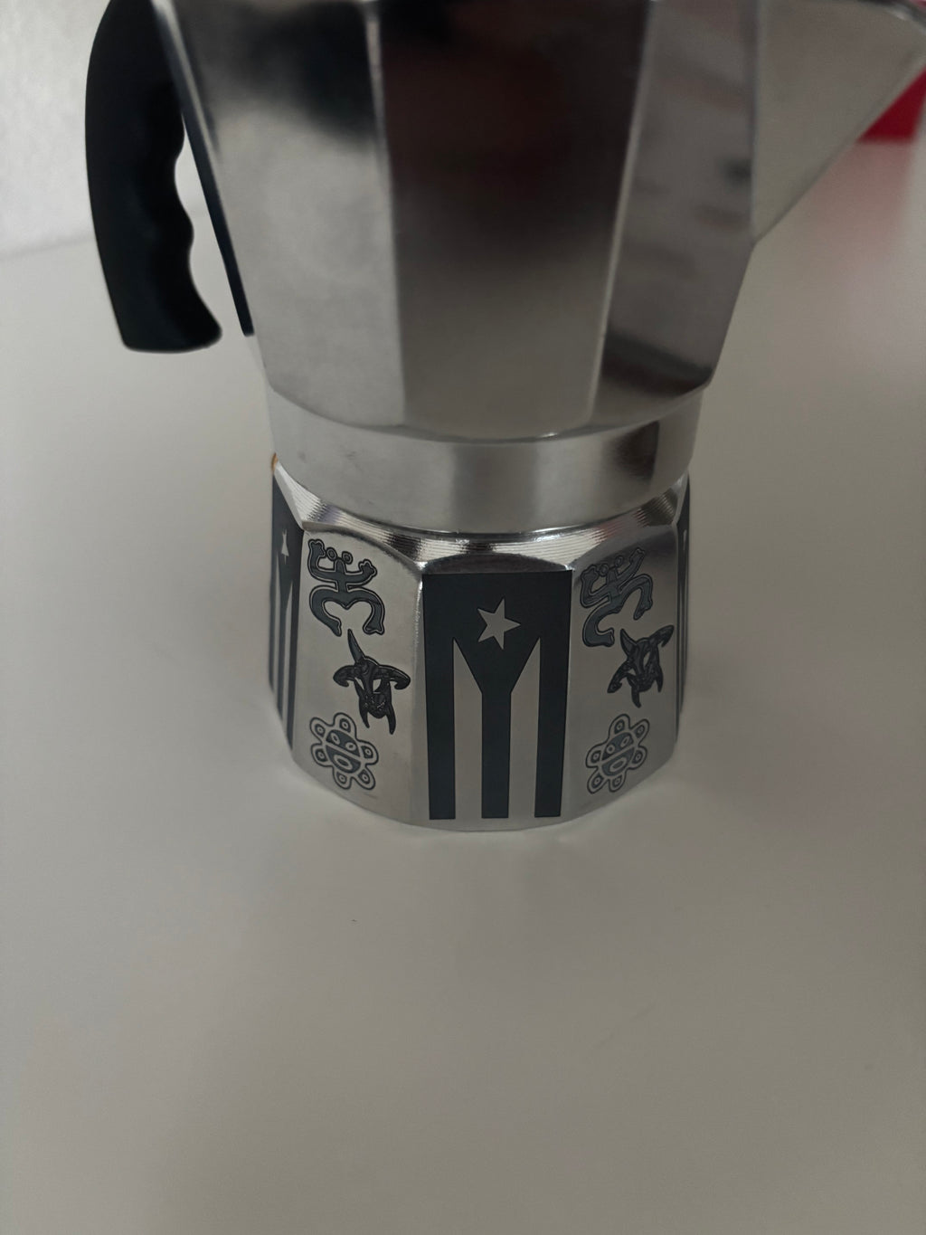 Puerto Rico 3 cups Special Edition Stovetop Moka Pot