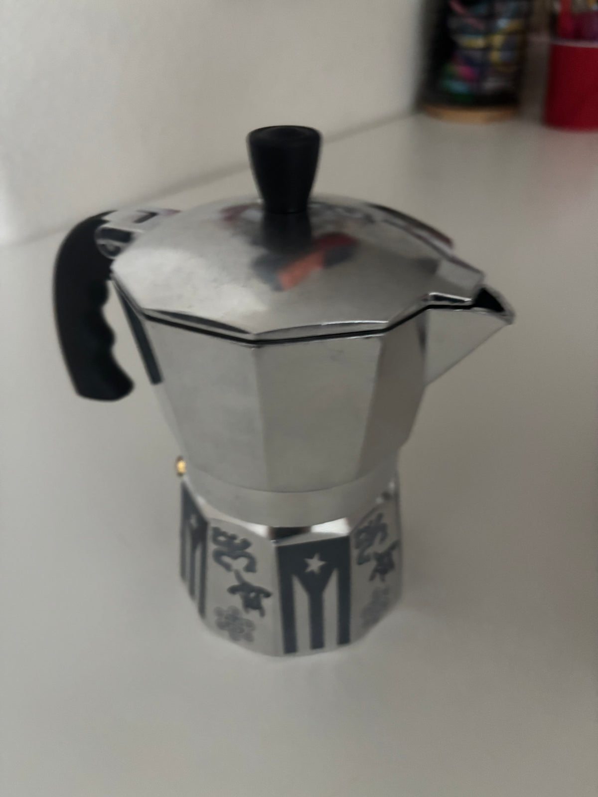 Puerto Rico 3 cups Special Edition Stovetop Moka Pot