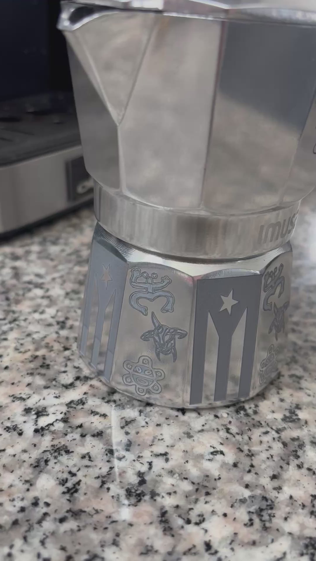 Puerto Rico 3 cups Special Edition Stovetop Moka Pot